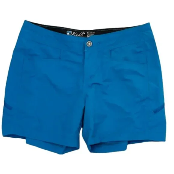 Kuhl Women's Nylon Hybrid Hiking Mid Rise Shorts Quick Dry Outdoor 8 - Picture 1 of 3